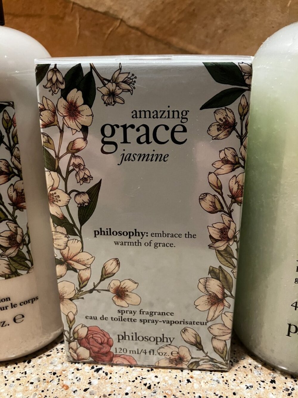 Philosophy Amazing Grace Jasmine Large Spray , Body Emulsion, Gell!! NEW! - Picture 2 of 2